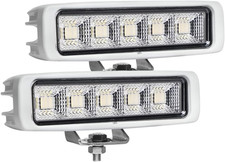 Waterproof Led Boat Lights, 2 Pc 72W Deck/Dock Marine Lights 4000LMS 180°Flood L picture