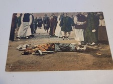 antique chinese postcard EXECUTION SCENE 1912 PEKING amazing t3 picture