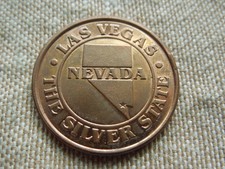 2000 Hoover Dam The Silver State Las Vegas Nevada Token 24mm picture
