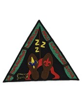Vintage 2001 Tomahawk District Rainbow Council BSA Trail Camporee Scout Patch picture
