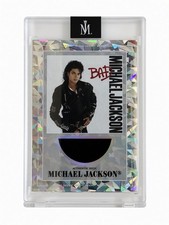 Michael Jackson Keepsake Album Relic # 17 BAD Cracked Ice 05/50 picture