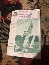 Vintage 1978 Nautical Chart Catalog 1 - US Atlantic & Gulf Coasts NOAA National picture
