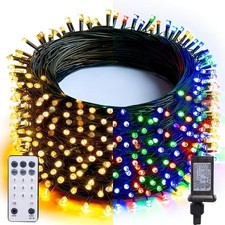 Dazzle Bright 100FT 300 LED Color Changing Christmas Lights, 2 in 1 Warm Whit... picture