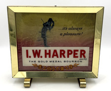 Vintage I.W. Harper Bourbon Lighted Sign - The Gold Medal Bourbon picture
