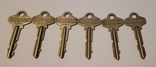 6 Vintage Schlage Keys USA 920A, 202580, 20147 picture