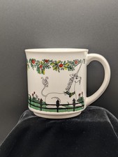 Rare Vintage 1970s 80s Recycled Paper Products Fantasy Unicorn Mug picture