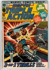 MARVEL TRIPLE ACTION #1 1972 MARVEL BRONZE AGE FIRST ISSUE GIANT 52 PAGES FINE+ picture