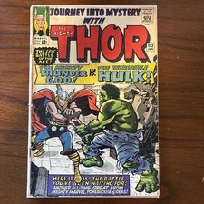 Journey into Mystery #112 Marvel Comics 1965 Hulk Vs Thor & Origin Of Loki Key picture