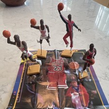 Starting Lineup Michael Jordan Chicago Bulls #23 Basketball Figure Set 4-Pack picture