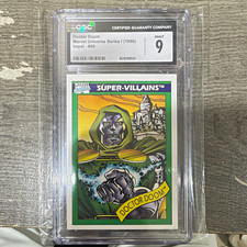 1990 Impel Marvel Universe Series I Doctor Doom #60 CGC 9 Rookie Card picture