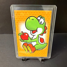 Yoshi (Super Mario Bros.) Non-Sport Trading Card- Orange Brick Background picture