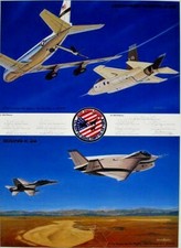 Joint Strike Fighter F-35 [X-35] A/P Signed ALL 13 Test Pilots : USAF USN USMC picture