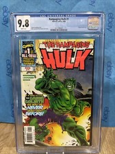 THE RAMPAGING HULK #1 August 1998 Thunderbolt Ross Rick Jones Cgc 9.8 Graded picture