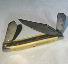 Vintage Sears Craftsman 3-Blade Slipjoint Pocketknife Stainless Steel  picture
