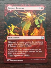 1xSHOWCASE  IMPACT TREMORS - Eldraine - MTG - NM - Magic the Gathering picture
