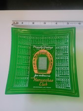 Vtg Binion's Joe Brown's 1959 Horseshoe Club Las Vegas Casino Calendar Ashtray picture