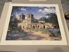 Larry Duke Mission Concepción. Rare Press Proof 1/65. COA picture