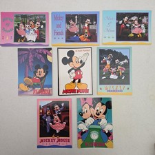 8 VTG 1990s Disney Postcards Lot Mickey Minnie Friends Florida Beach picture