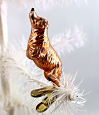 vintage Christopher Radko Christmas ornament Little Doggie clip-on dog #93-180-0 picture