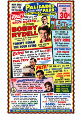 Vintage Palisades Amusement Park Ad Magnet –Fort Lee, New Jersey Bobby Rydell picture
