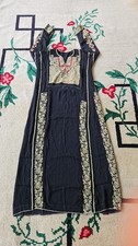 PALESTINIAN PALESTINE DRESS  EMBROIDERY ANTIQUE TRADITIONAL ARAB FABRICE picture