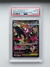 2025 POKEMON PFL EN-PHANTASMAL FLAMES #128 MEGA LOPUNNY EX PSA 10 picture