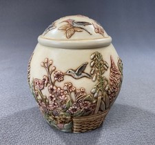 Martin Perry Studios for Longaberger Jardinia Cachepot Jar Botanical Garden 4