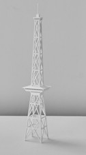 The Berliner Funkturm tower Model 3D print 1ft tall -improved design picture