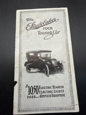 Antique 1914 Studebaker FOUR Touring Car Sales Folder Brochure Detroit picture