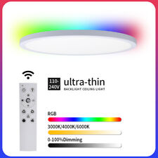 LED Ceiling Light Double Sided Lighting Dimmable RGB Backlight for Bedroom Party picture