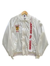 Vintage Moslah Temple Shriners Legion Of Honor Satin Jacket Fortworth TX Sz XL picture