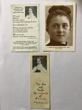 St Theresa Vintage lot of 3 Holy Card Saint Therese Lisieux Patron of Sick picture