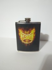 TAPOUT MMA Flask - Stainless Steel 8oz. - RARE Vintage - Collectible picture