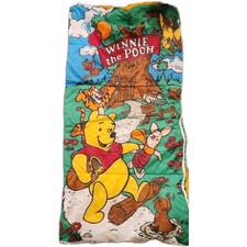 RARE Vintage 1990S WINNIE THE POOH By The Walt Disney Collectable Sleeping Bag  picture
