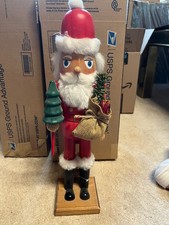 Santa Claus - Vintage Allen + Roth Christmas Santa Figure 16 Inch  (with tag) picture