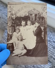 NICHOLAS II with ROMANOV FAMILY • Original Photo • Entire Family Slaughtered picture