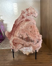 Pink Amethyst Slab 3lbs With Stand picture