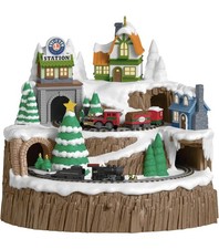 Hallmark Keepsake Lionel Christmas Mountain Ornament Light Sound Motion 2026 picture