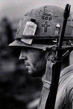 soldier in a helmet with a rifle in Vietnam Photo Glossy 4*6 in N029 picture