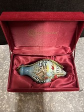 NE' QWA ART ORNAMENT IN ORIGINAL BOX SIGNED Jim Sexton Officially Authenthicated picture