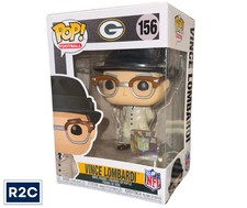 FUNKO POP FOOTBALL: NFL LEGENDS - VINCE LOMBARDI (PACKERS) #156 w/case picture