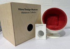 Vitra Design Museum Miniature Ball Chair Eero Aarnio w Wooden Box picture