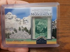 Mount Rushmore 2023 Upper Deck Goodwin Champions National Monument Stamp #25/25 picture