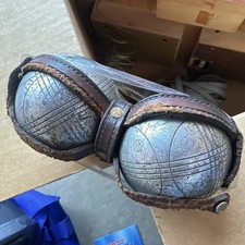 Antique Pair French Pétanque Boules Lawn Game  picture