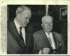 1969 Press Photo American Baseball League President Joe Cronin, Warren Giles picture