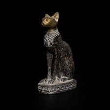 Egyptian Artifacts Unique Egyptian Pharaonic Statue Egyptian Goddess Bastet BC picture