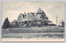 1905 Home of Fanny Davenport Duxbury MA Postcard A.S. Burbank Posted picture