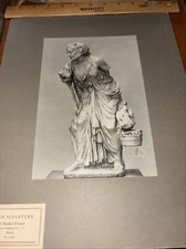 Antique Old Market Woman Greek Sculpture Mounted Photo Metropolitan Museum Met picture
