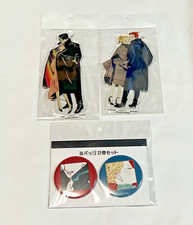 Kotteri Veil Acrylic Stand Figure 03 04 & Can Badge Set of 3 picture