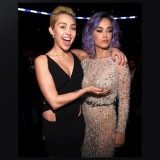 Miley Cyrus, Katy Perry 002 | 8 x 10 Photograph | Celebrity Singer, Beautiful... picture